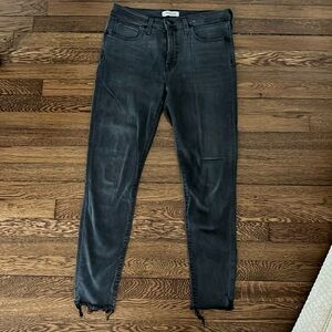 Madewell 10” Mid-Rise Skinny Jeans, size 30